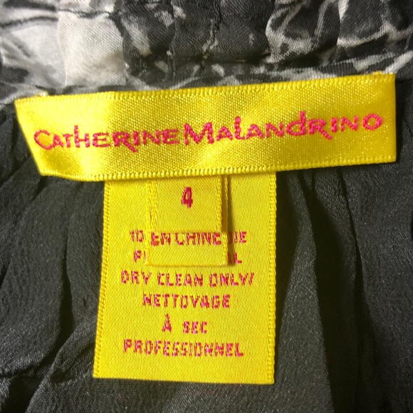 Catherine Malandrino  , Black & White, Size 4 . - Picture 7 of 7